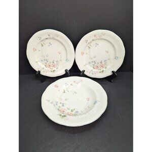 Mikasa Dinner At Eight DB 010 Gardena 1 Rimmed Serving Bowl and 2 Salad Plates